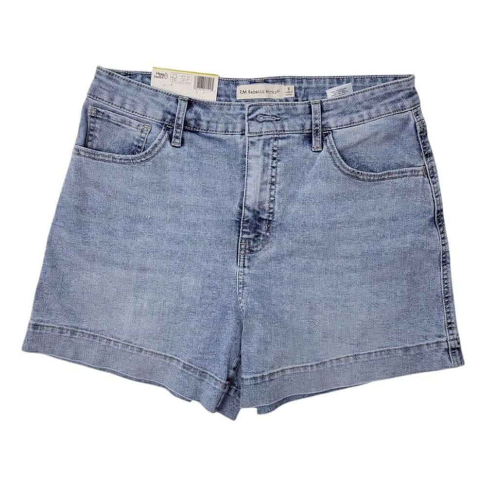 RM by Rebecca Minkoff Women's High Rise 90's Short - Light Wash
